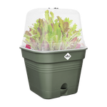 green basics growpot square allin1 15cm leaf green